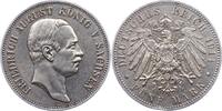 Sachsen 5 Mark Friedrich August III. 1904-1918. -