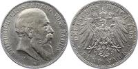 Baden 5 Mark Friedrich I. 1856-1907. -