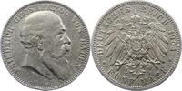 Baden 5 Mark Friedrich I. 1856-1907. -