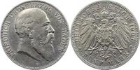 Baden 5 Mark Friedrich I. 1856-1907. -