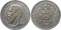 Baden 5 Mark Friedrich I. 1856-1907. -