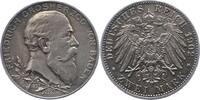 Baden 2 Mark Friedrich I. 1856-1907. -