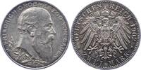 Baden 2 Mark Friedrich I. 1856-1907. -