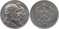 Baden 2 Mark Friedrich I. 1856-1907. -