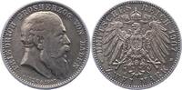 Baden 2 Mark Friedrich I. 1856-1907. -