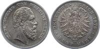 Württemberg 5 Mark Karl 1864-1891. -
