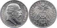 Baden 2 Mark Friedrich I. 1856-1907. -