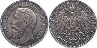 Baden 2 Mark Friedrich I. 1856-1907. -