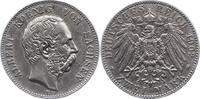 Sachsen 2 Mark Albert 1873-1902. -