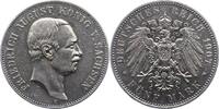 Sachsen 5 Mark Friedrich August III. 1904-1918. -