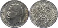 Baden 2 Mark Friedrich II. 1907-1918. -