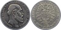 Mecklenburg-Schwerin 2 Mark Friedrich Franz II. 1842-1883. -
