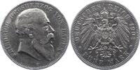 Baden 5 Mark Friedrich I. 1856-1907. -