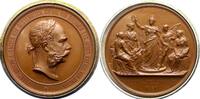 Haus Habsburg Bronzemedaille Franz Joseph I. 1848-1916. -