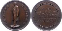 Personenmedaillen Bronzemedaille Uhland, Ludwig *1787, +1862, Dichter. -