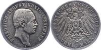 Sachsen 3 Mark Friedrich August III. 1904-1918. -