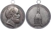 Lippe, Grafschaft Versilberte Bronzemedaille Waldemar Günther Friedrich 1875-1895. -