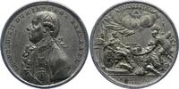 Haus Habsburg Zinnmedaille mit Kupferstift Leopold II. 1790-1792. -