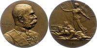 Haus Habsburg Bronzemedaille Franz Joseph I. 1848-1916. -