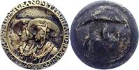 Haus Habsburg Einseitige Bronzegussmedaille Ferdinand I. 1521-1564. -