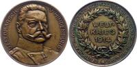 Erster Weltkrieg Bronzemedaille Hindenburg, Paul von Beneckendorff und von *1847 Posen, +1934 Neudeck/Westpreuße *1847 Posen, +1934 Neudeck/Westpreußen, , deuts -