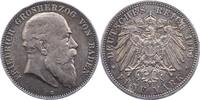 Baden 5 Mark Friedrich I. 1856-1907. -