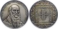 Personenmedaillen Silbermedaille Jahn, Friedrich Ludwig *1778 Lanz, +1852 Freyburg / Unstrut, Begründer der Turnbewegung. -