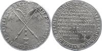 Zinnabguss von den Stempeln des Taler 1632 Hessen-Kassel Wilhelm V. 1627-1637. Randfehler, sehr schön