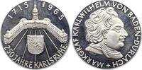 Baden-Karlsruhe, Stadt Silbermedaille Baden-Karlsruhe, Stadt bis 1918. -