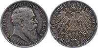 Baden 2 Mark Friedrich I. 1856-1907. -