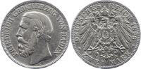 Baden 2 Mark Friedrich I. 1856-1907. -