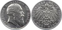 Baden 2 Mark Friedrich I. 1856-1907. -