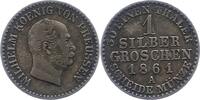 Brandenburg-Preußen Silbergroschen Wilhelm I. 1861-1888. -
