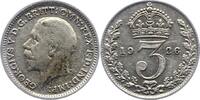 Großbritannien 3 Pence George V. 1910-1936. -