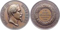Frankreich Bronzemedaille Napoleon III. 1852-1870. -