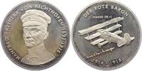 Personenmedaillen Silbermedaille Richthofen, Manfred Freiherr von *2.5.1892, Breslau, +21.4.1918, Vaux-sur-Somme, Jagdflieger. -