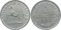 Braunschweig-Calenberg-Hannover 1/2 Groschen Georg V. 1851-1866. -
