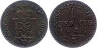 Schwarzburg-Sondershausen Pfennig Günther Friedrich Karl II. 1835-1880. -