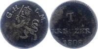 Hessen-Darmstadt Kreuzer Ludwig I. 1806-1830. -