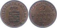Sachsen-Weimar-Eisenach 2 Pfennig Carl Alexander 1853-1901. -