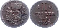 Mainz-Erzbistum 1 Heller Emmerich Joseph 1763-1774. -