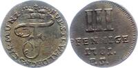 Waldeck 3 Pfennig Friedrich 1763-1812. -