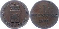 Waldeck Pfennig Friedrich 1763-1812. -