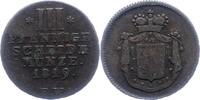 Waldeck 3 Pfennig Georg Heinrich 1813-1845. -