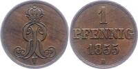 Braunschweig-Calenberg-Hannover Pfennig Georg V. 1851-1866. -