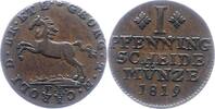 Braunschweig-Wolfenbüttel Pfennig Karl 1815-1830. -