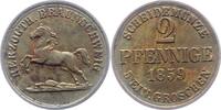 Braunschweig-Wolfenbüttel 2 Pfennig Wilhelm 1831-1884. -
