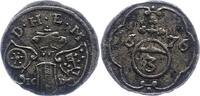 Mainz-Erzbistum 3 Pfennig Damian Hartard von der Leyen 1675-1678. -