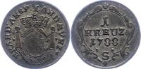 Brandenburg-Ansbach Kreuzer Alexander 1757-1791. -