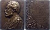 Medicina in nummis Bronzeplakette Trelat, Ulysse *1828, + 1890, Prpfessor der Medizin, Präsident der Academie der Medecin. -
